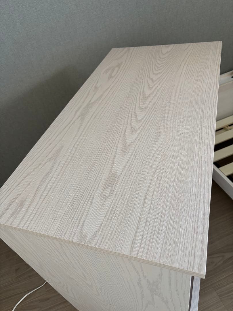 LOWYA 家電収納棚 1 / ホワイトウォッシュ 木製 北欧 キッチン 収納