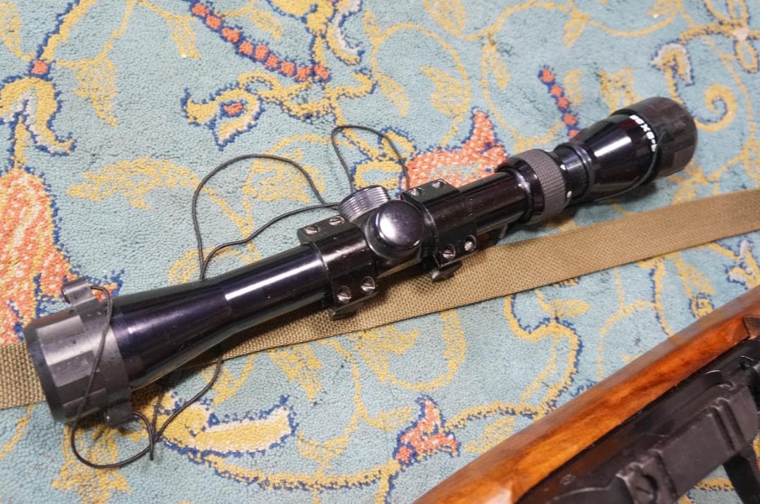 マルシン エアコキ US M1 カービン カート式 木製ストック スコープ付