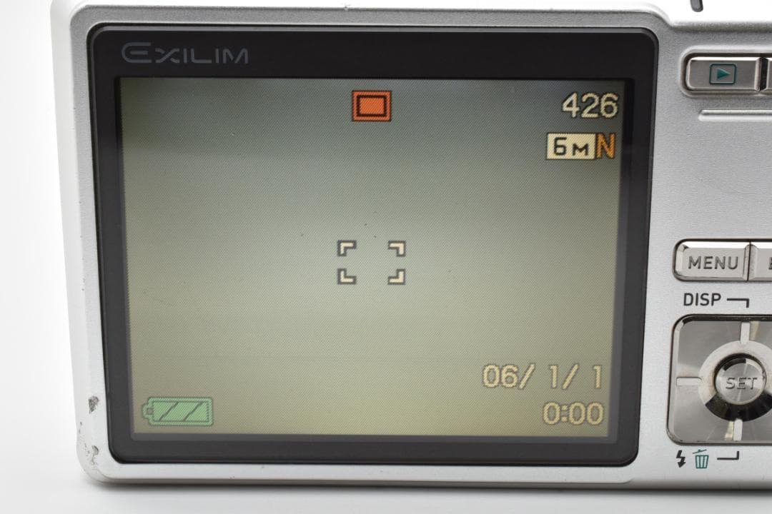 カシオ　Casio Exilim EX-Z600 シルバー ≪SDカード付≫