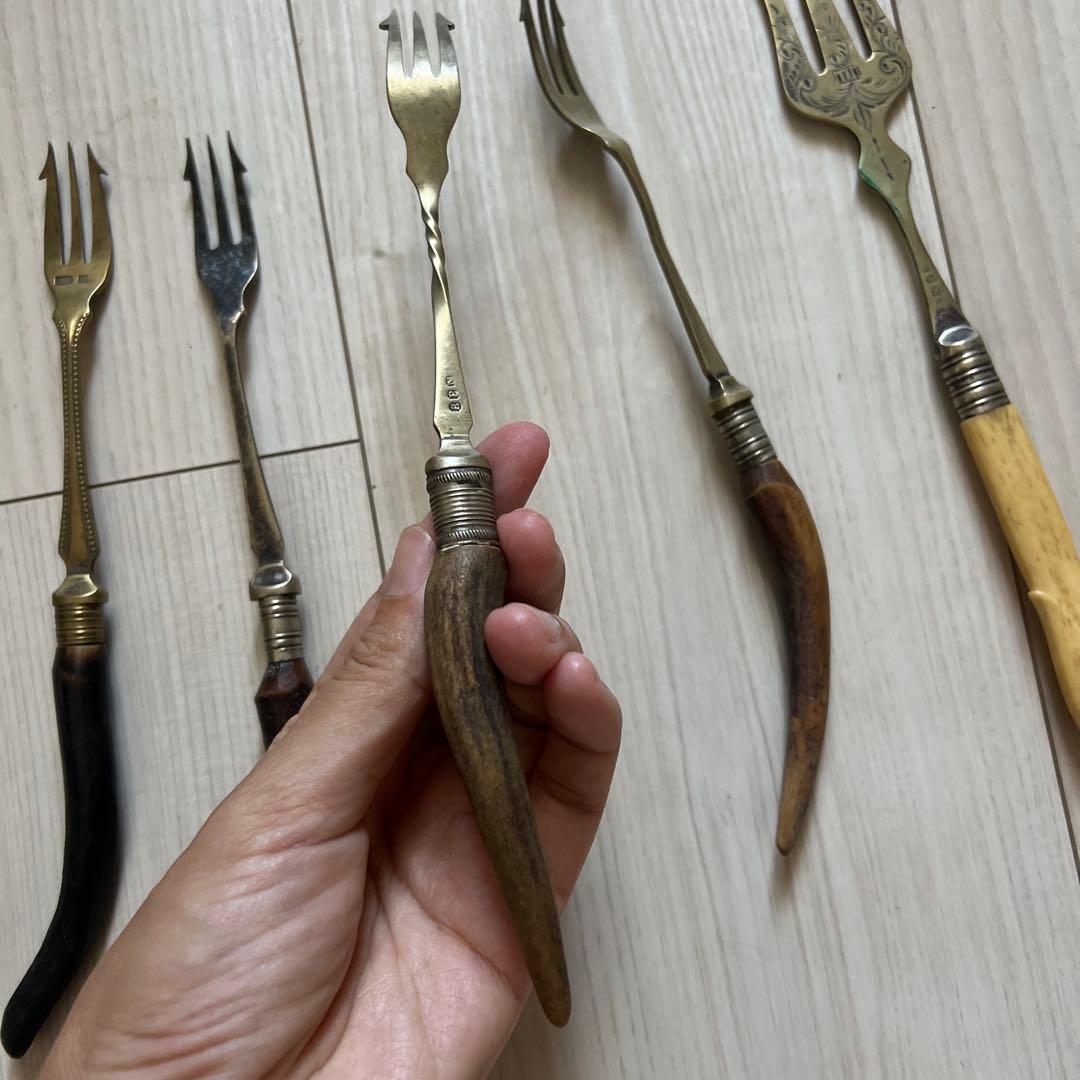 アンティークツノフォーク@a26