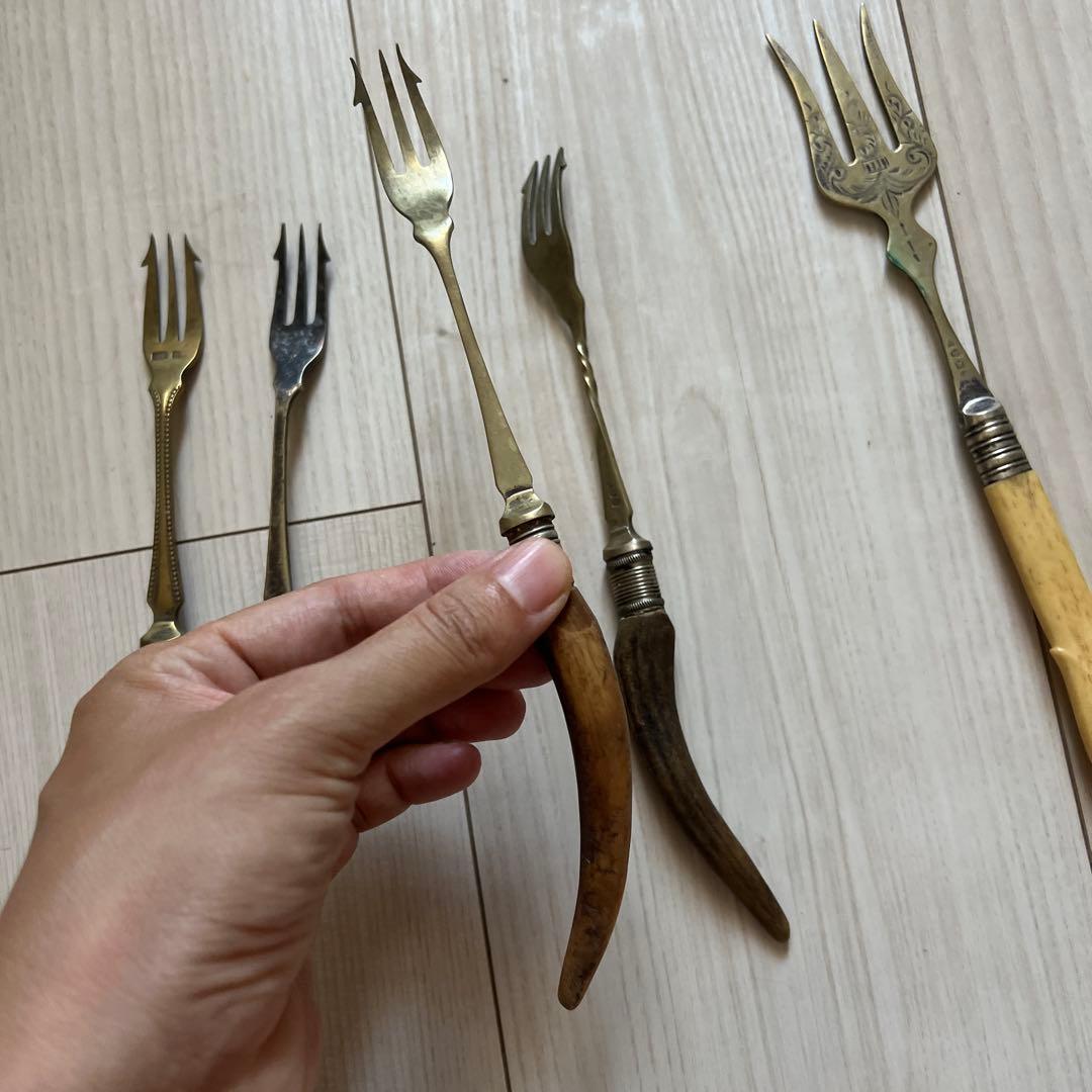 アンティークツノフォーク@a26