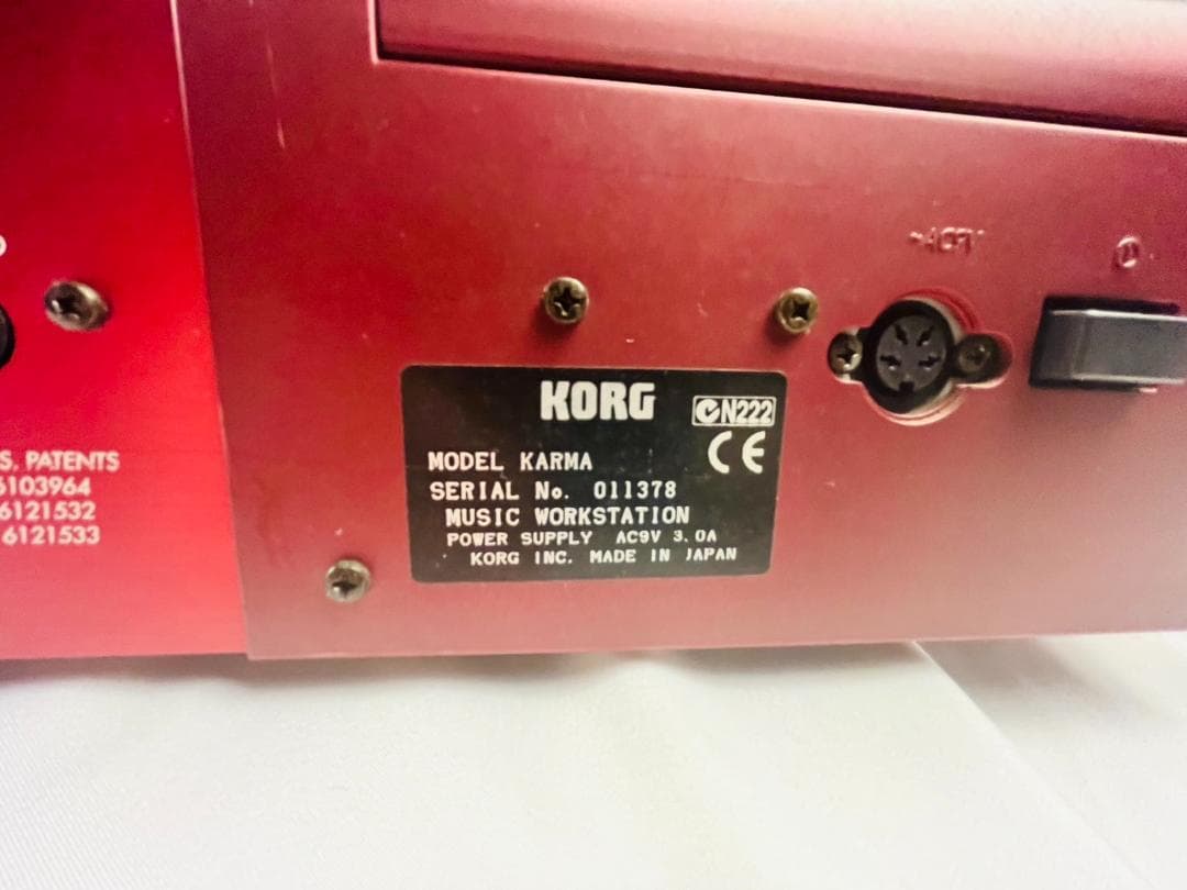 【動作確認済】KORG KARMA ACアダプタ付属