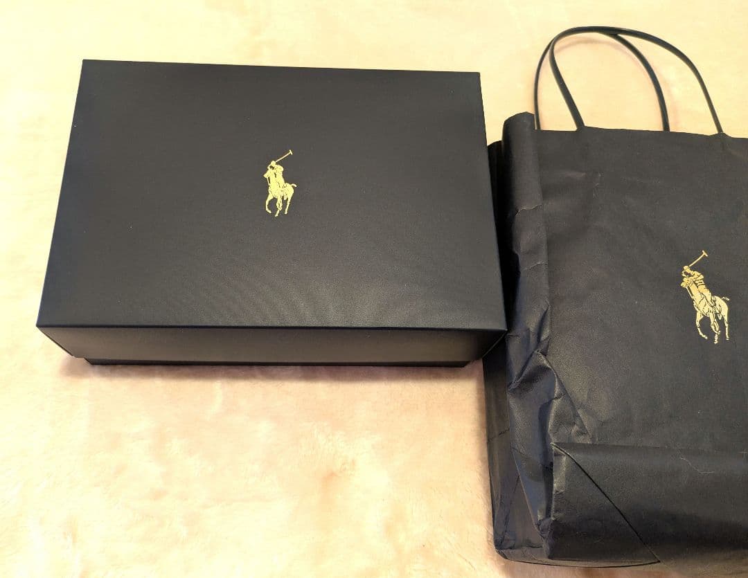 Ralph Lauren 花柄エプロン 箱付き　多機能ポケット付き　タグ付き