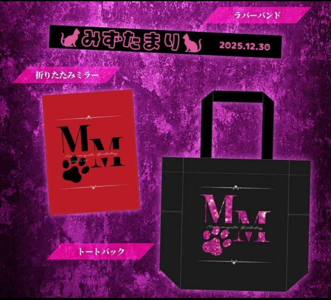 0.1gの誤算 水田魔梨 生誕グッズ＋12/29 面識 当日チェキ１枚＋おまけ