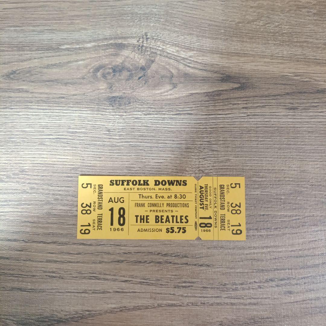 THE BEATLES ビートルズ 1966 未使用コンサートチケット アメリカ