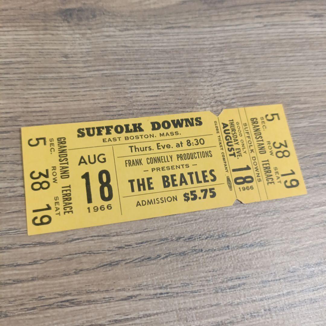 THE BEATLES ビートルズ 1966 未使用コンサートチケット アメリカ