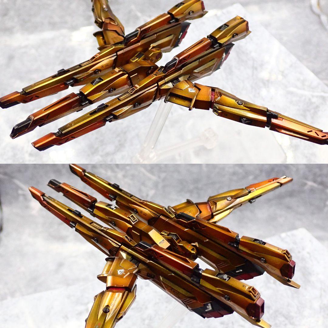RG アカツキガンダム+HG ゼウスシルエット ガンプラ 全塗装 塗装済 完成品
