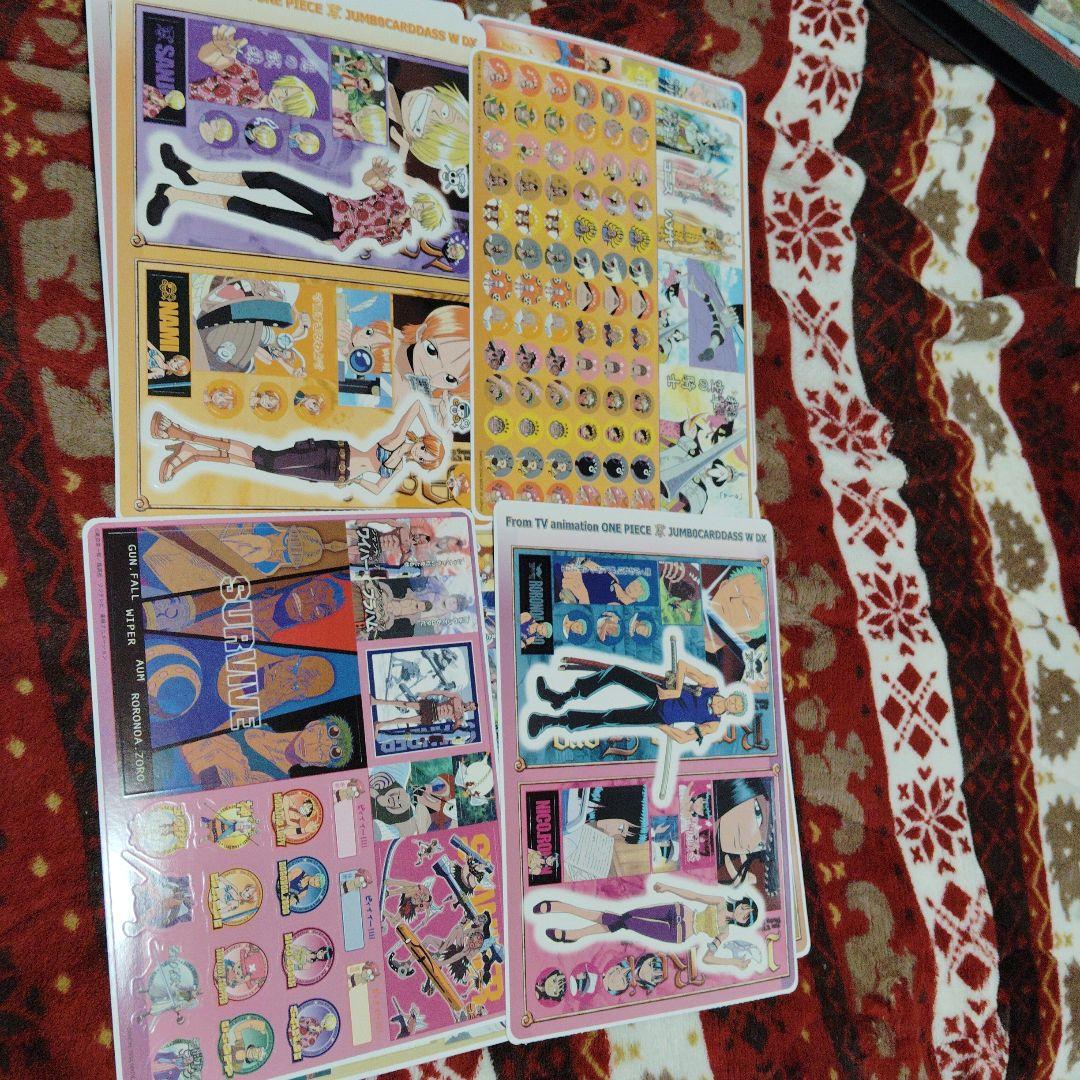 貴重！2004年物 ONE PIECE シールセット 複数枚 コンプリート品