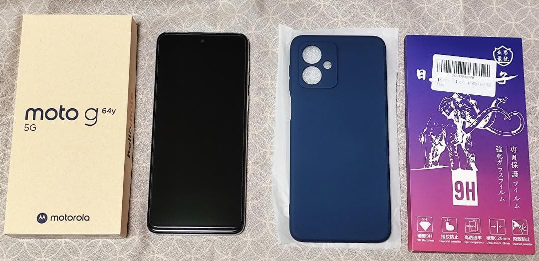 motorola　moto g64y 5G simフリー　美品中古おまけ付き