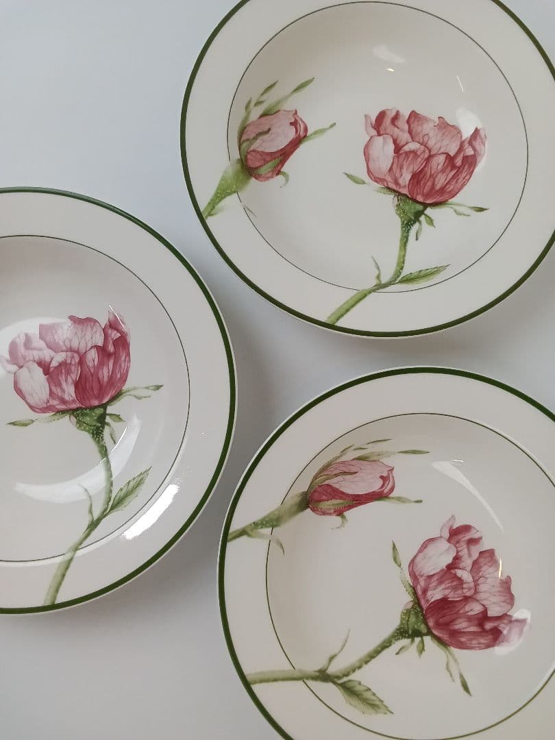 Villeroy＆Boch ビレロイ＆ボッホ スープボウル 皿 3枚セット⑤