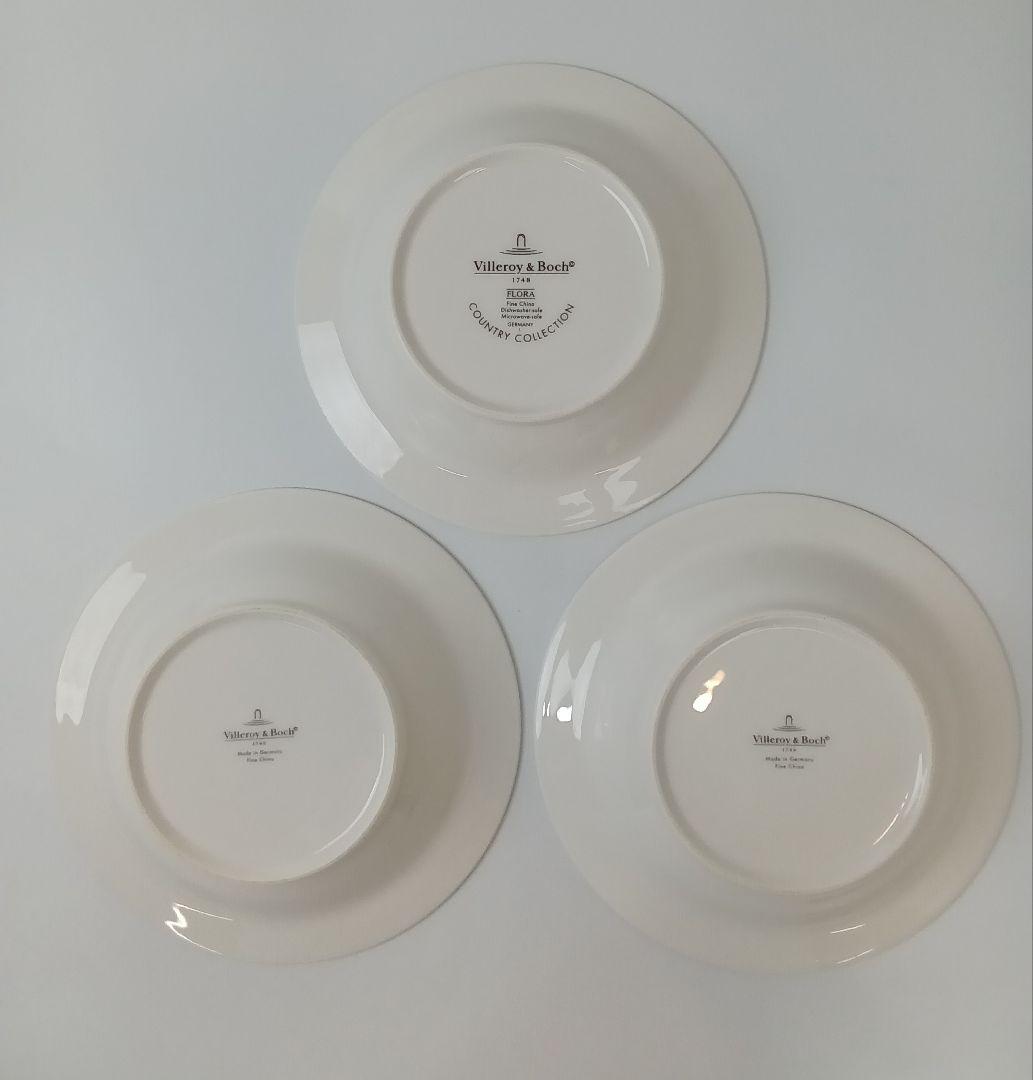 Villeroy＆Boch ビレロイ＆ボッホ スープボウル 皿 3枚セット⑤