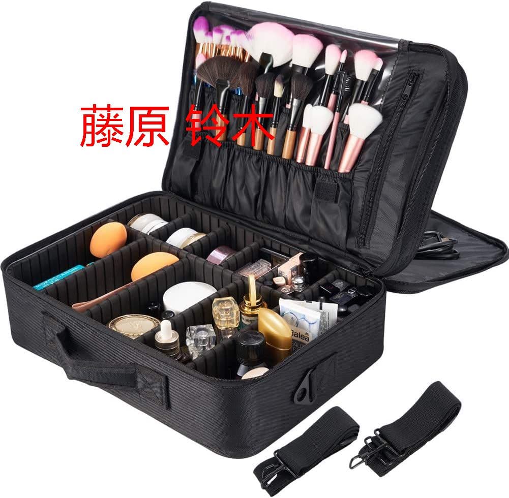 プロ用 メイクボックス コスメポーチ 大容量 多機能 高品質 メイク収納/