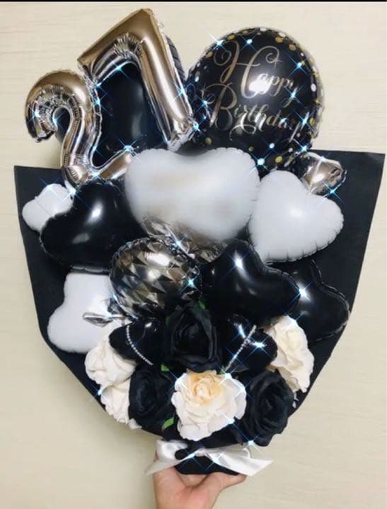 バルーンギフト　推し　生誕祭　成人式　バルーンアレンジ  誕生日