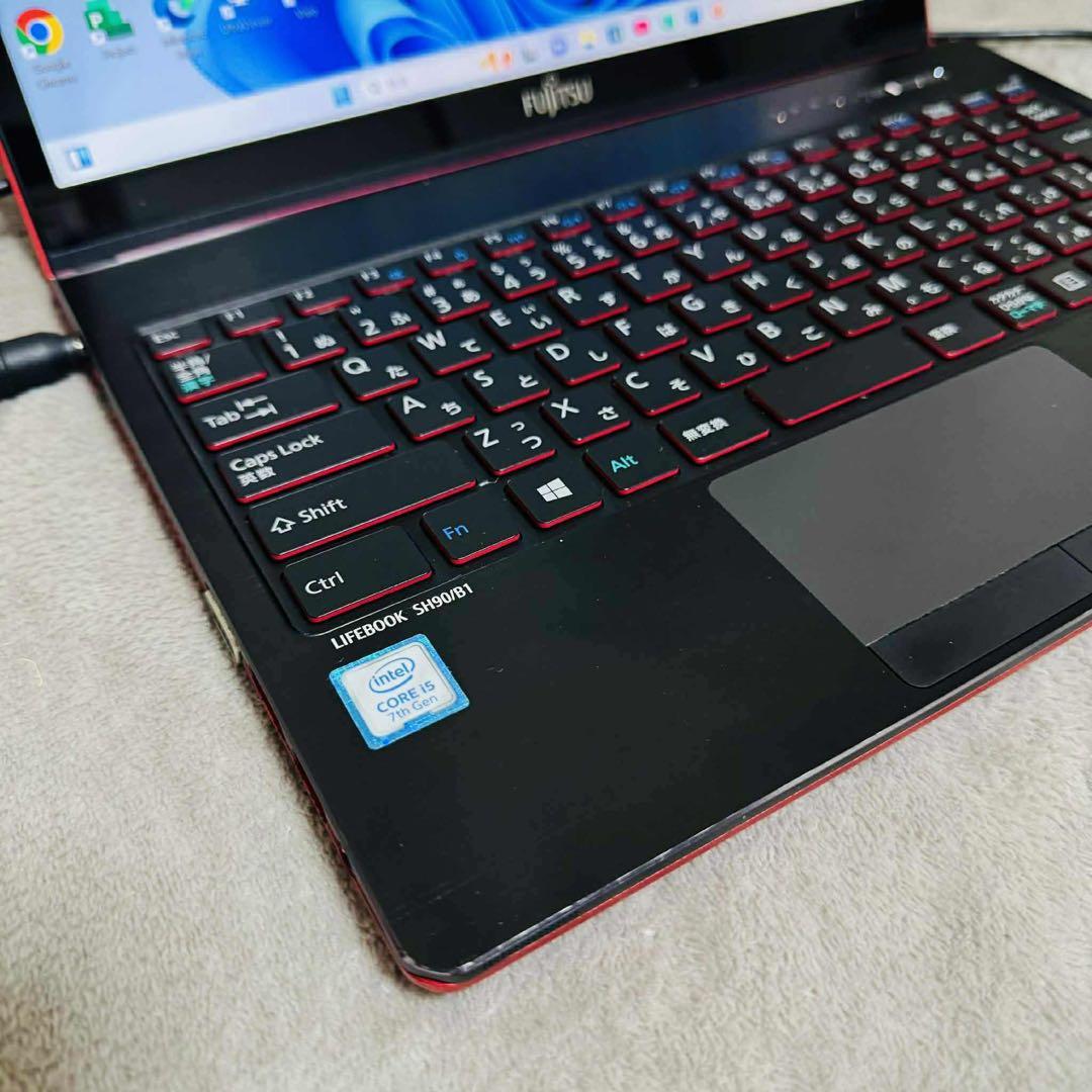 S292 富士通ノートパソコンi5第7世代 WEBカメラSSD高速 Win11