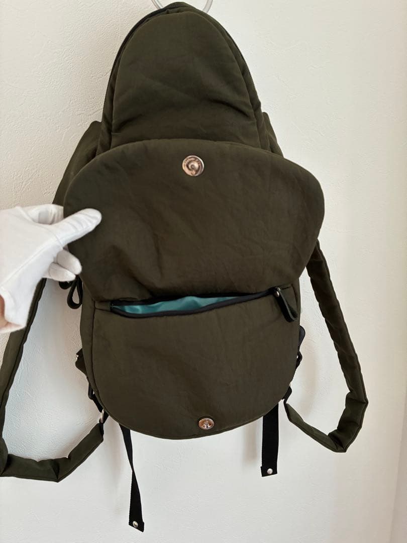 UKULELE OLIVE オリーブグリーン スリムリュック　武田のカバン