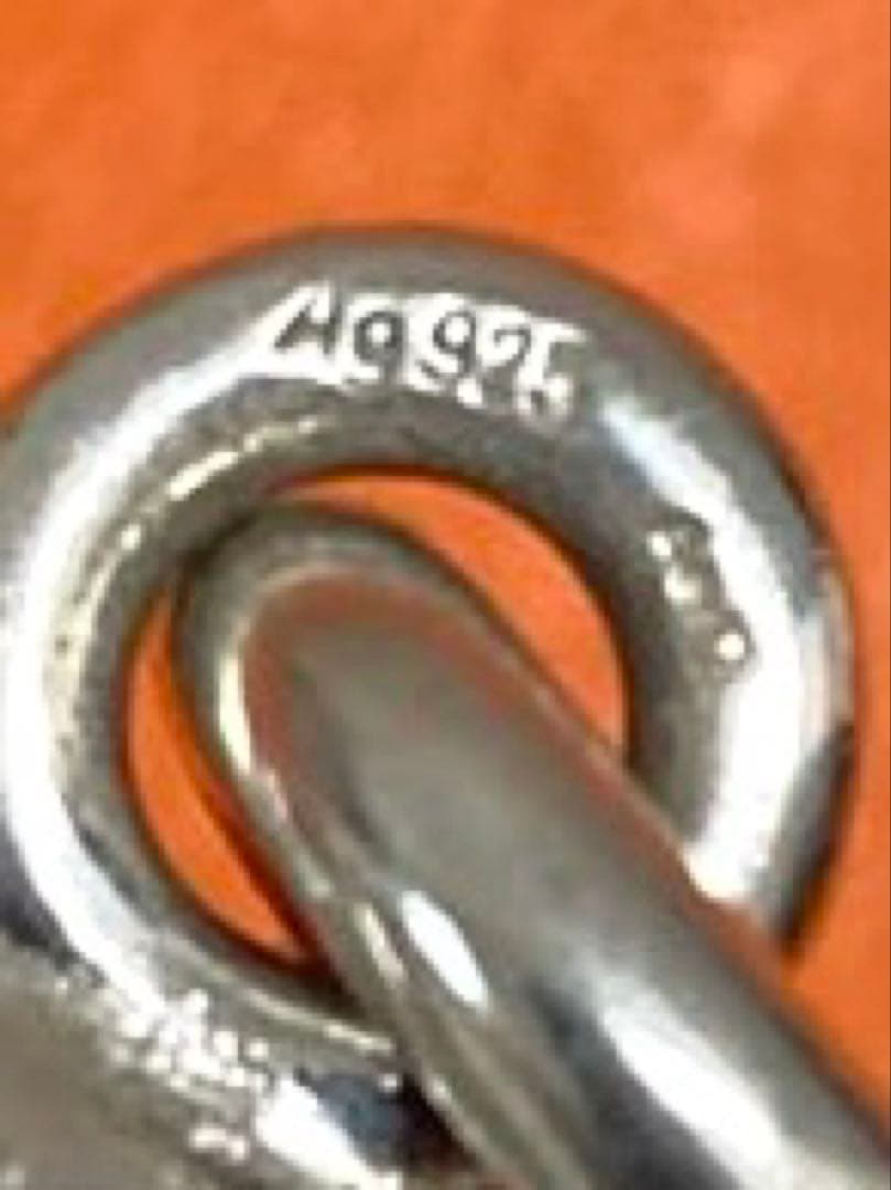 良品　エルメス　セリエ　AG925 ペンダントトップ　ネックレストップ　箱付き