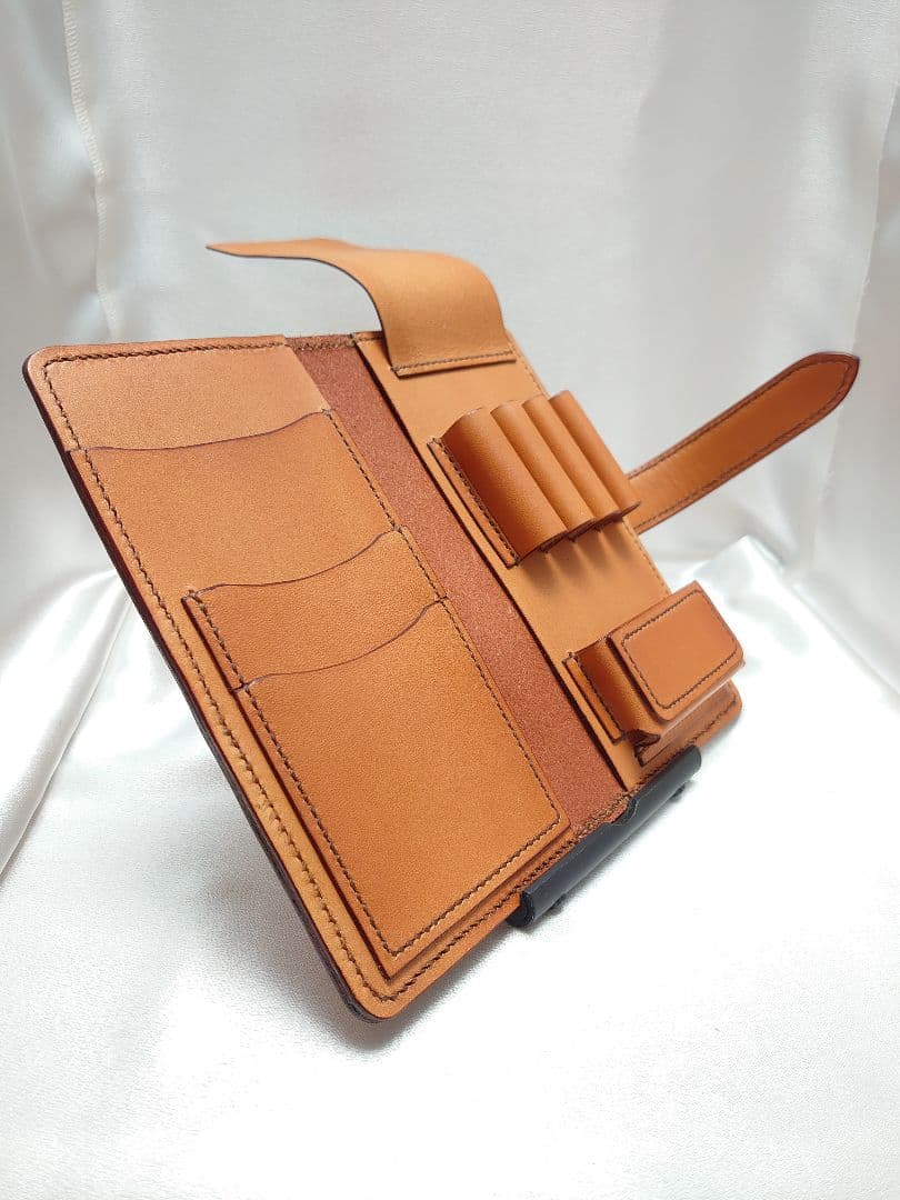 ペンケース手帳型4本差し コンパクト