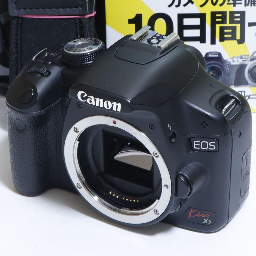 ★スマホに送れる一眼レフ★動画&高機能★ キャノン EOS Kiss X3セット