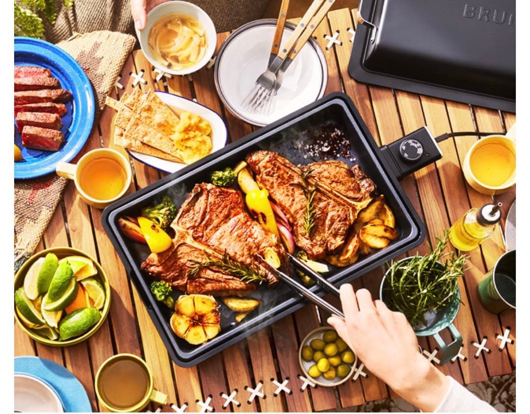 BRUNO 最新モデル フラットホットプレート ブラック 215