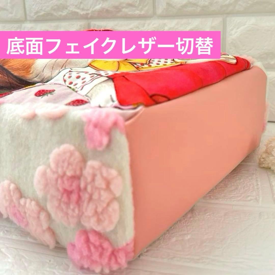 あ*こ様 超BIG新柄苺アンコちゃん　コヤンイサムチョン　立体お花＆苺　トートバ