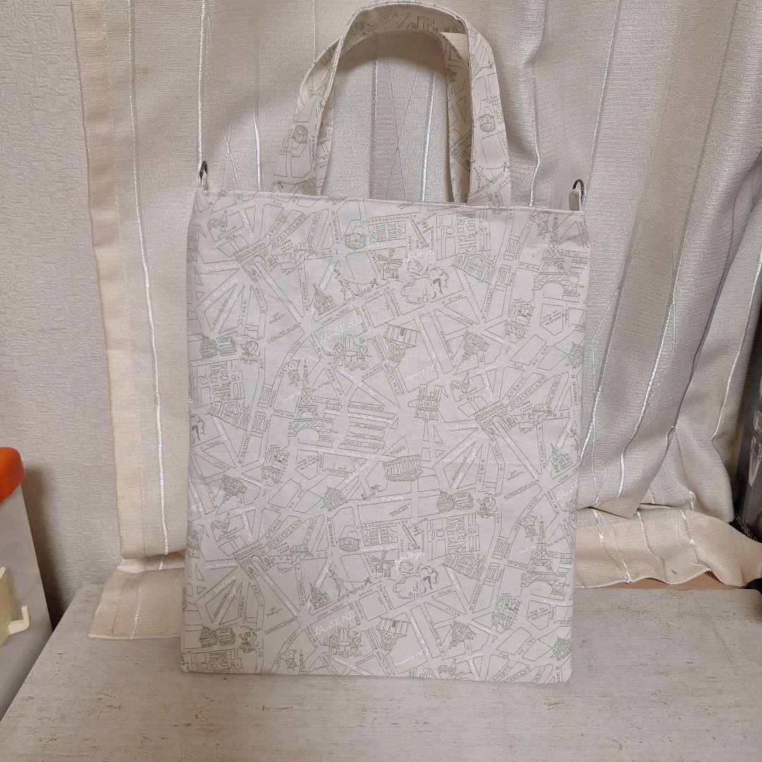 激レア女の子パネル生地　ハンドメイド　まちなしバッグ　ミニバック　布バスケット