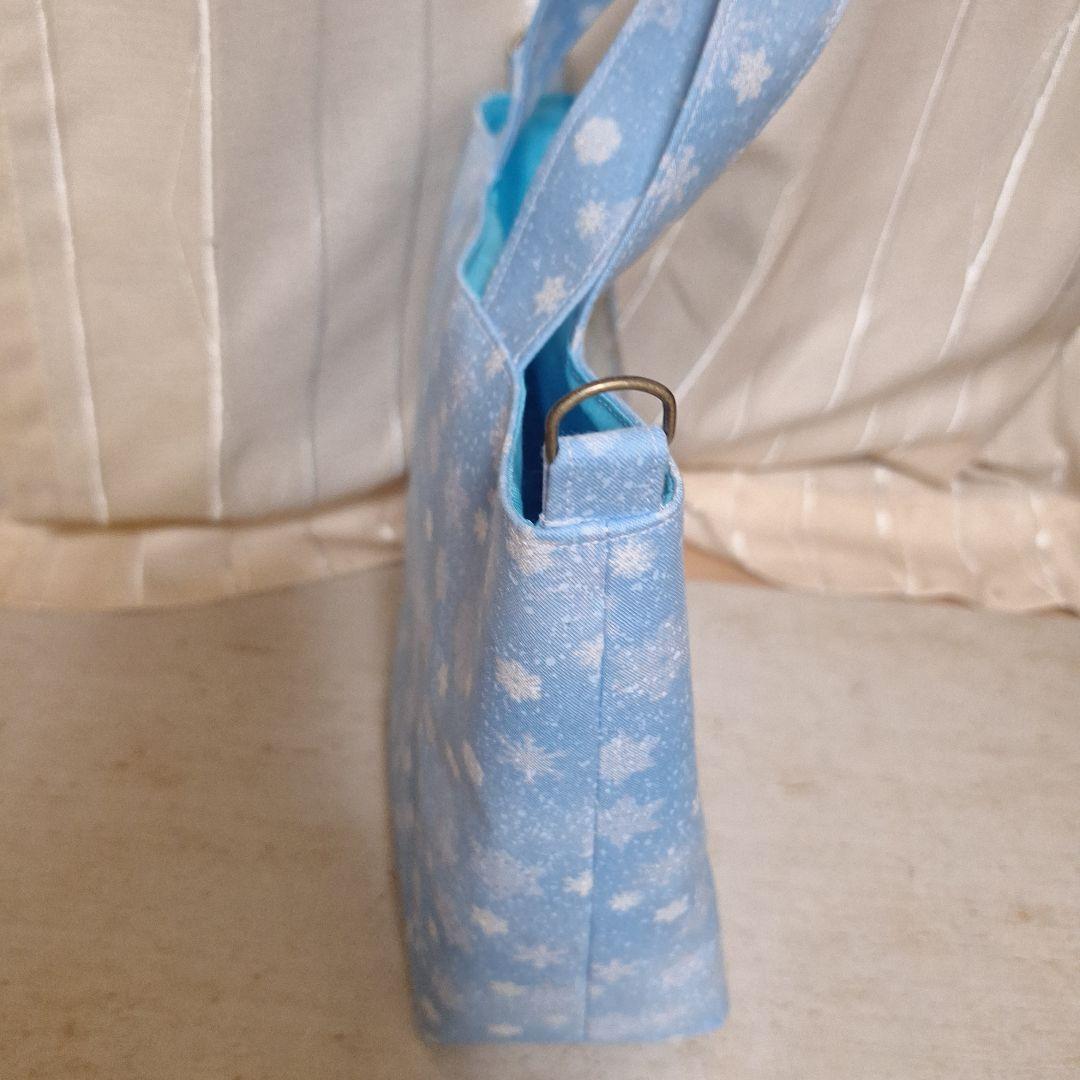 激レア女の子パネル生地　ハンドメイド　まちなしバッグ　ミニバック　布バスケット