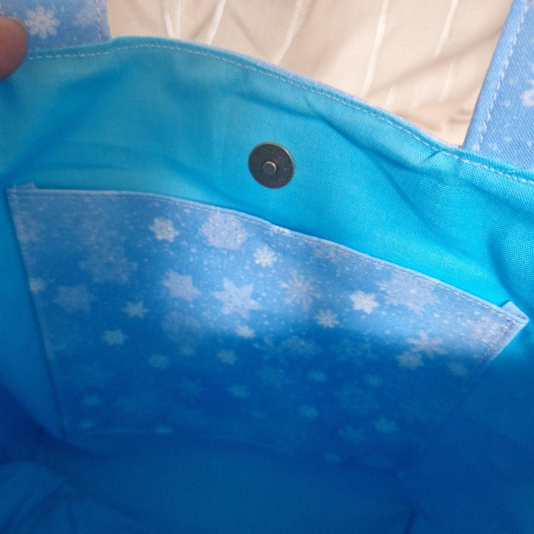 激レア女の子パネル生地　ハンドメイド　まちなしバッグ　ミニバック　布バスケット