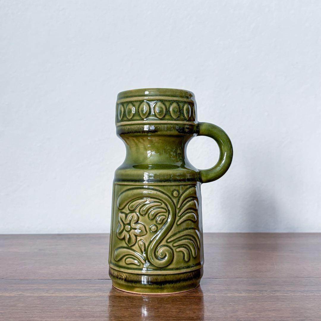 【東ドイツ Gräfenrodaのジャグ花瓶】ミッドセンチュリー 369