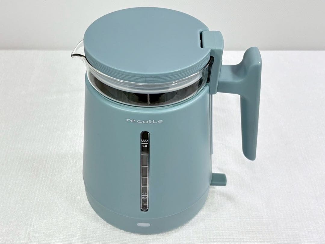 展示品 レコルト ダブルウォールガラスケトル 電気ケトル 800ml RDG-1