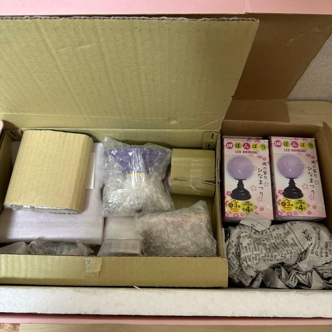 美品　吉徳　ハローキティ　雛人形　ひな祭り　雛飾り　ぼんぼり