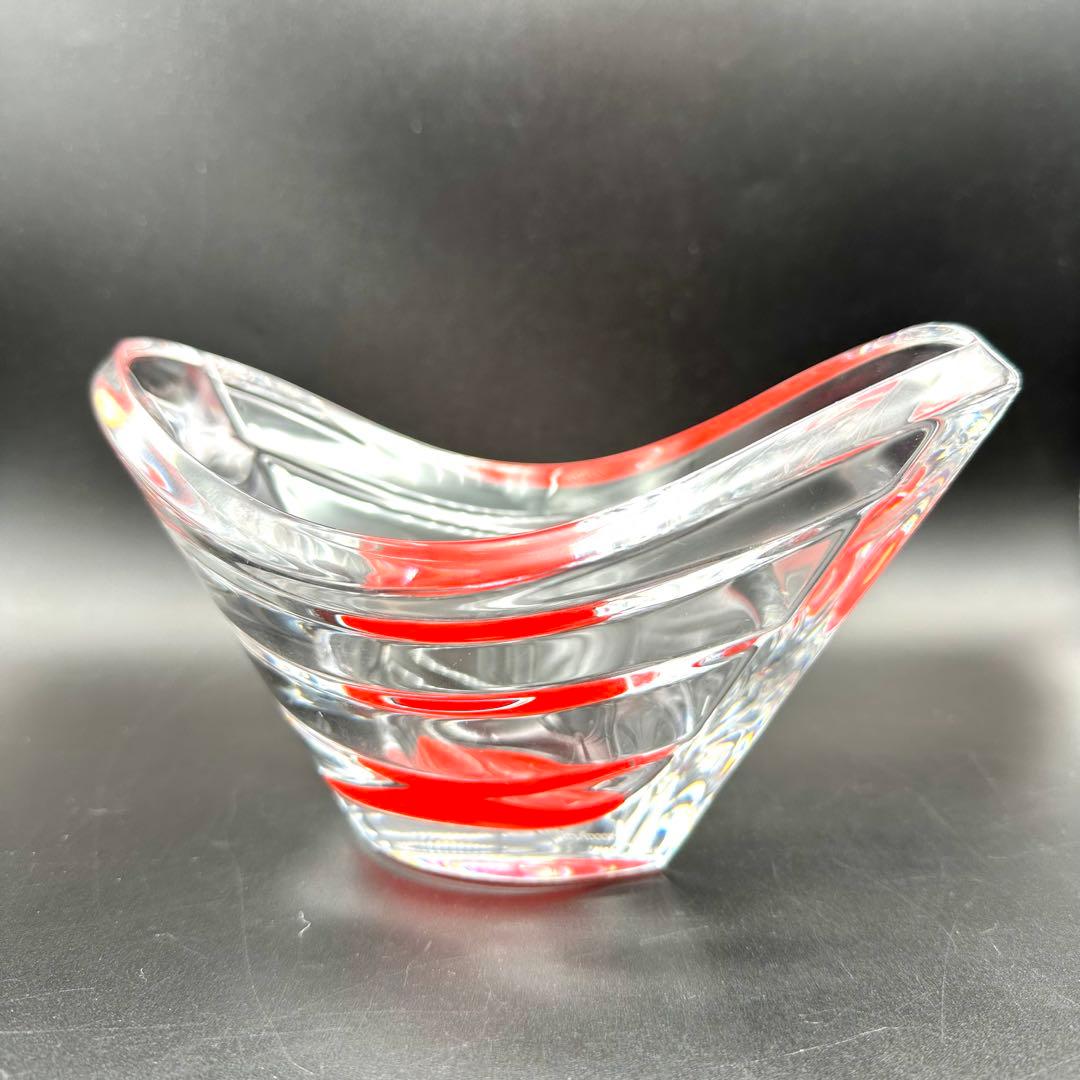 Baccarat バカラ シェル型フラワーベース 花瓶 クリスタル