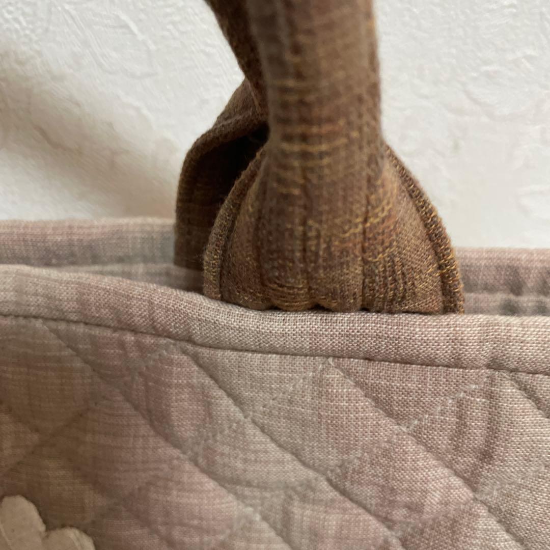 パッチワークキルト　トートバッグ ハンドメイ