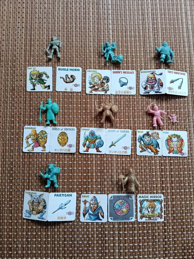 ロッテ　ネクロスの要塞消しゴム5弾フィギュア＆ガード全種コンプリート　Ⅱナイト