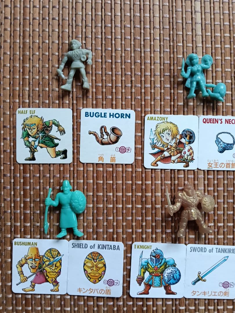 ロッテ　ネクロスの要塞消しゴム5弾フィギュア＆ガード全種コンプリート　Ⅱナイト