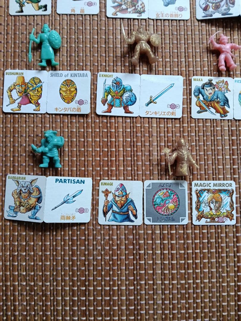 ロッテ　ネクロスの要塞消しゴム5弾フィギュア＆ガード全種コンプリート　Ⅱナイト