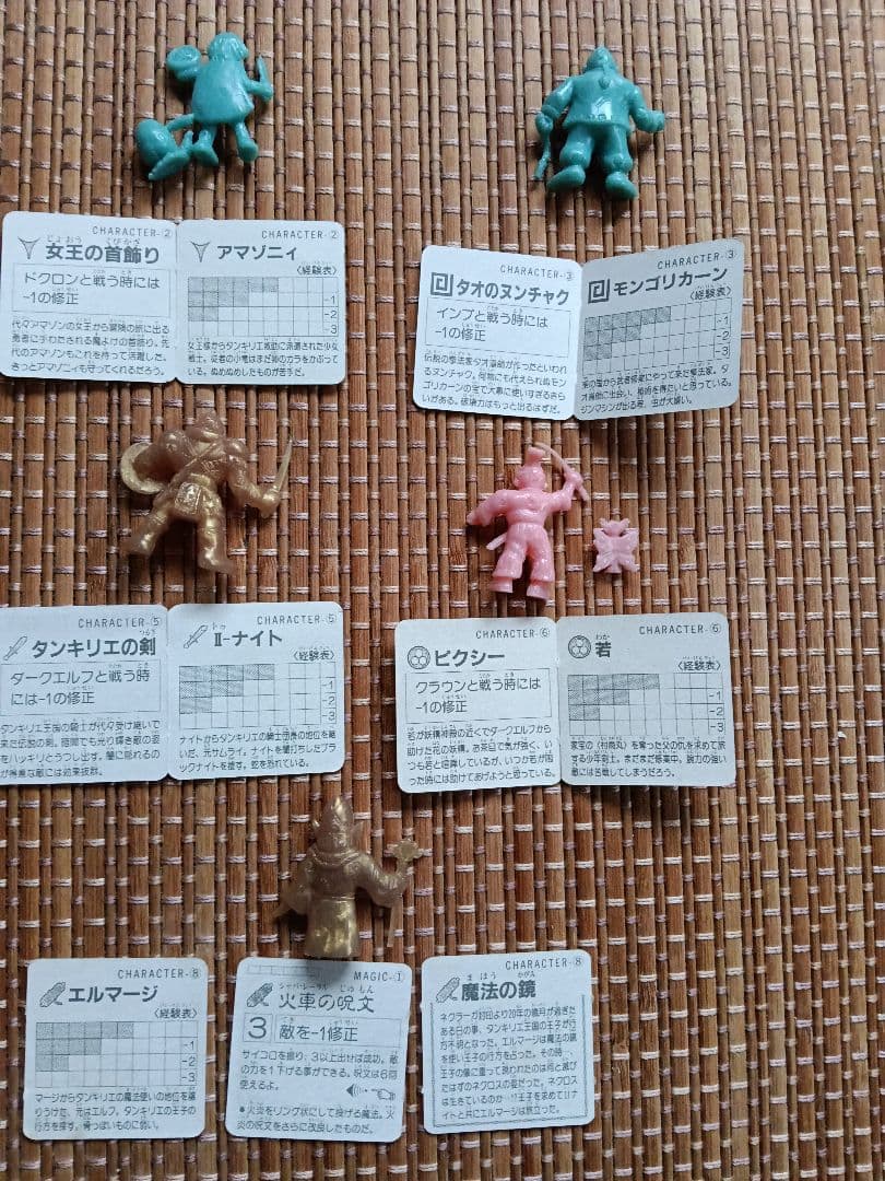 ロッテ　ネクロスの要塞消しゴム5弾フィギュア＆ガード全種コンプリート　Ⅱナイト