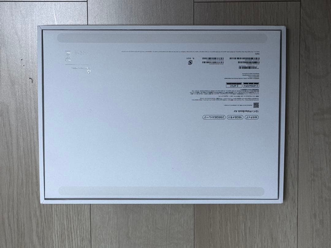 MacBook Air 13インチ M4 16GB 256GB シルバー