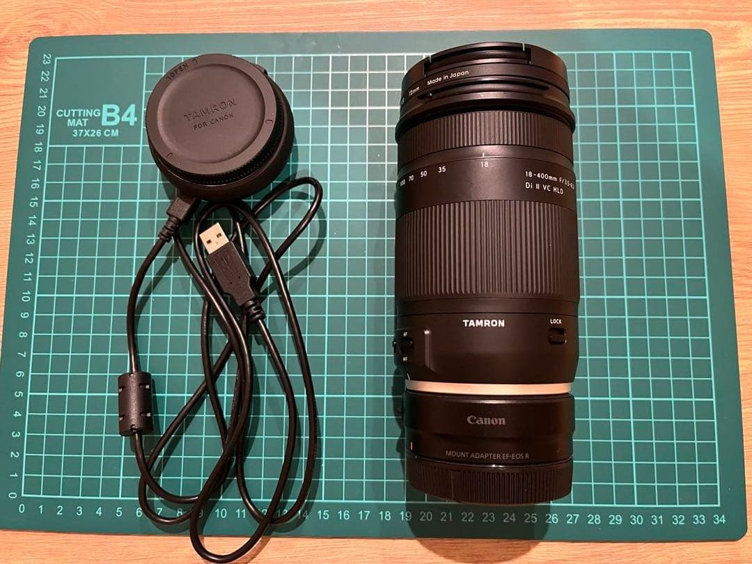 TAMRON 18-400mm キヤノンEF用（RFアダプタ付き）＆コンソール