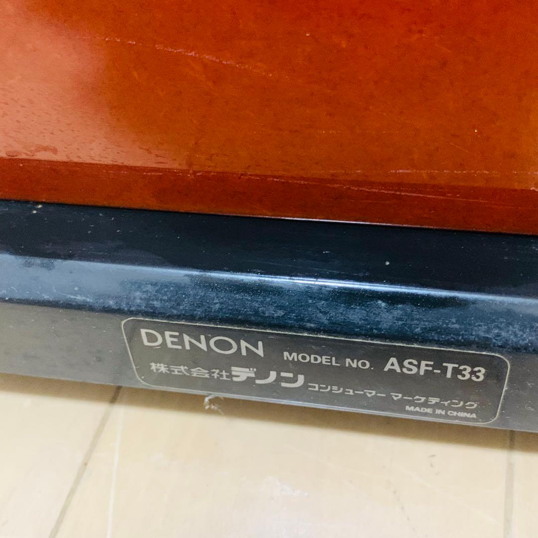 【美品】 DENON トールボーイスピーカー SC-T33XG ペア　ベース付