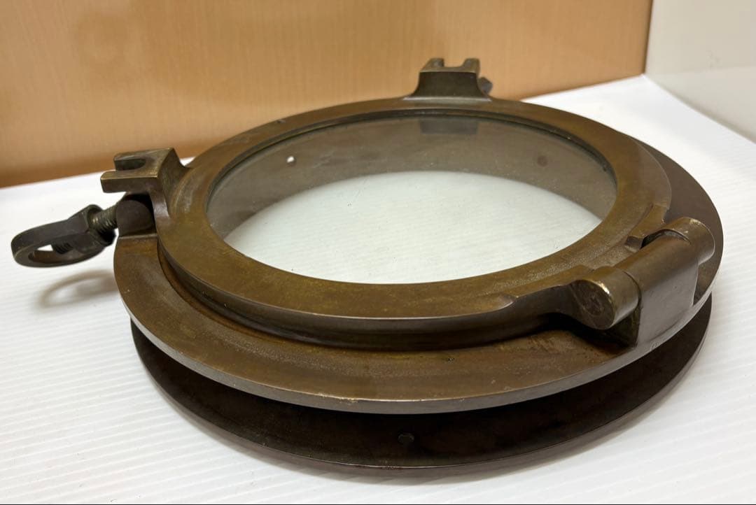 Meteです 真鍮開閉丸窓 船舶　丸窓 現状出品