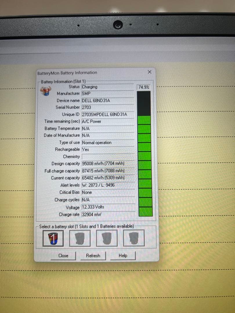 DELL PRECISION 7560 i7 32GB/SSD:1.40TB』
