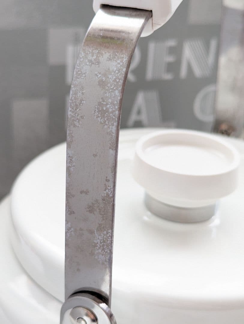 【昭和レトロ】三郷陶器　ケトル　片手鍋　琺瑯　ホーロー鍋　当時物　日本製