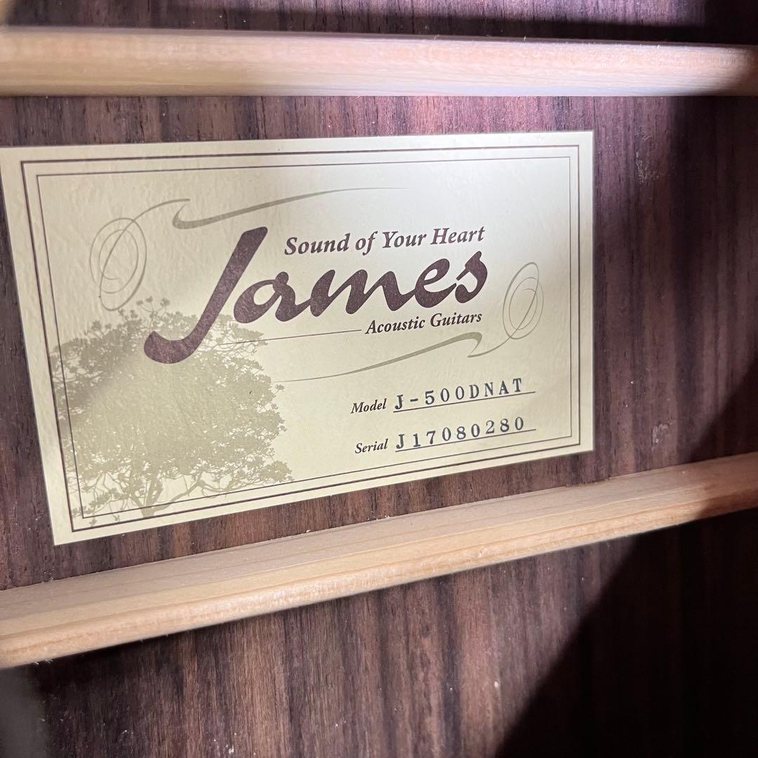 【10215】 James J-500D NAT アコースティックギター