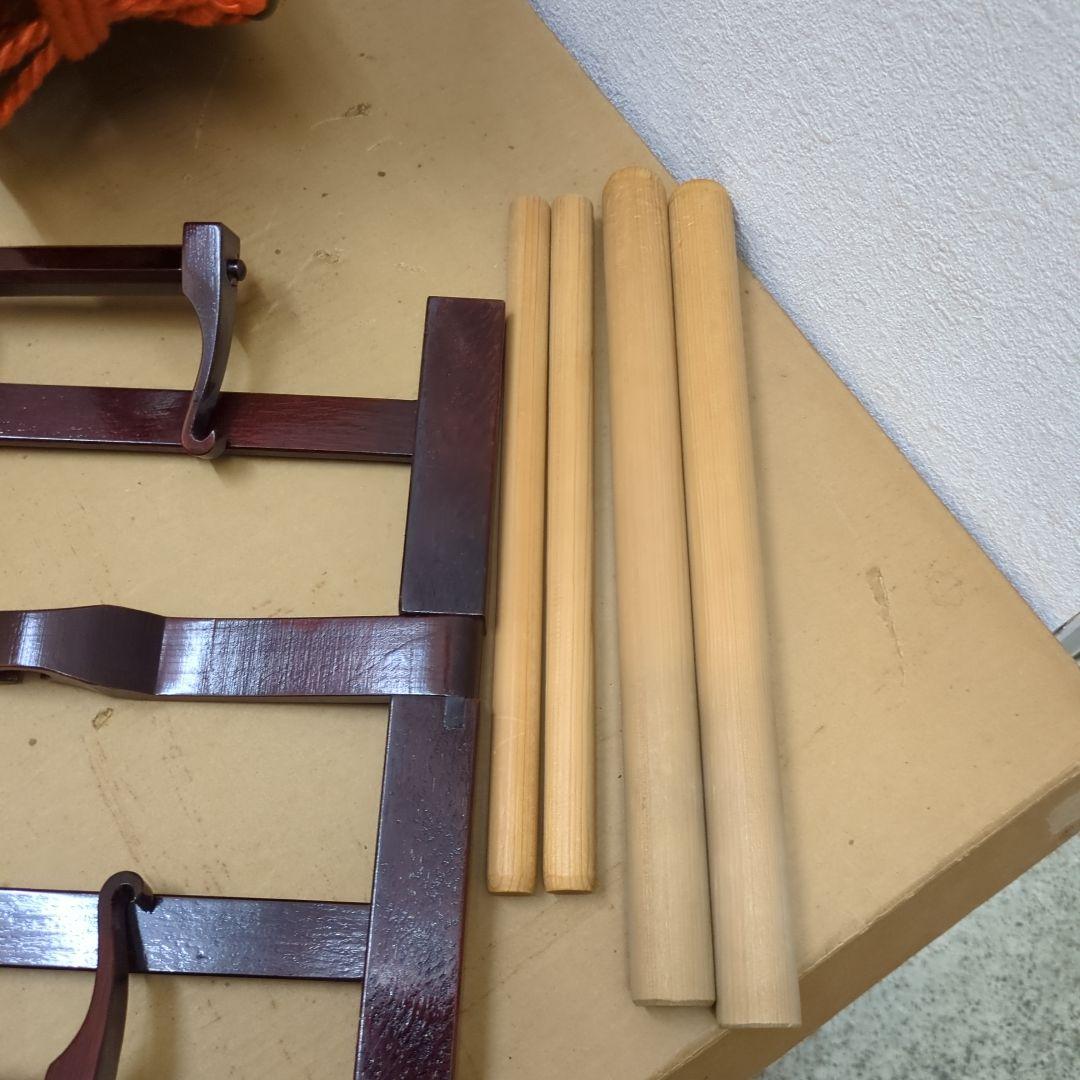 締太鼓 長唄和楽器 打楽器 締め太鼓 和太鼓 台付　太バチ　細バチ