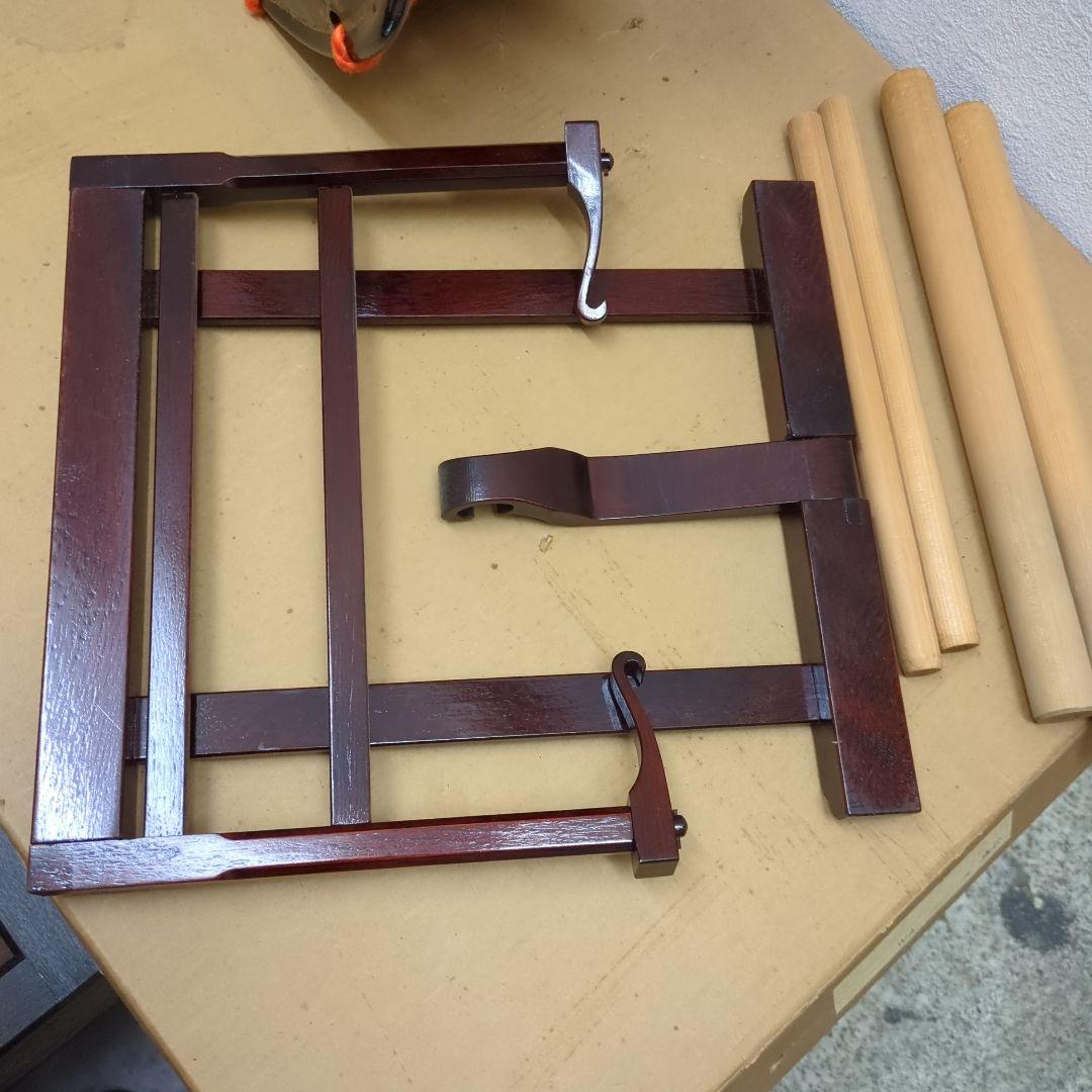 締太鼓 長唄和楽器 打楽器 締め太鼓 和太鼓 台付　太バチ　細バチ