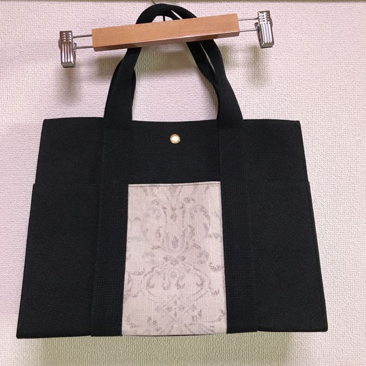 着物リメイク トートバッグ ちりめん