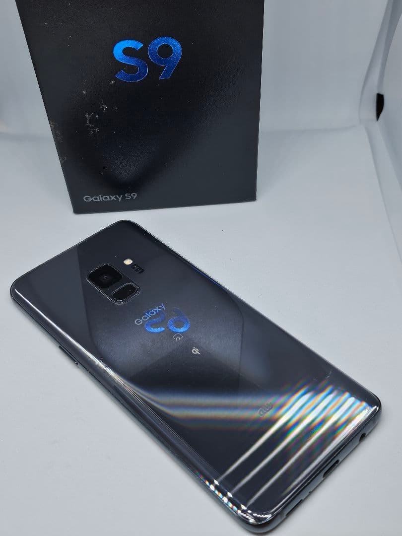 Samsung Galaxy S9 SCV38 チタニウムグレー本体