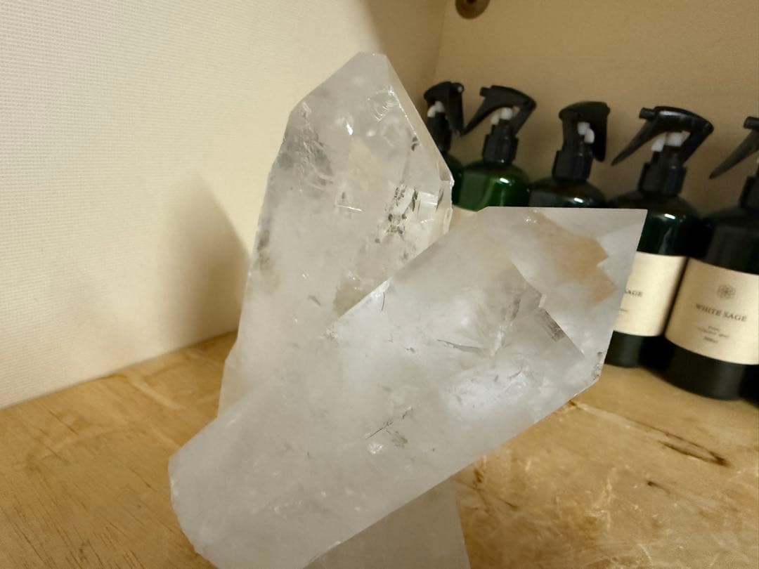 水晶　クラスター　2464g