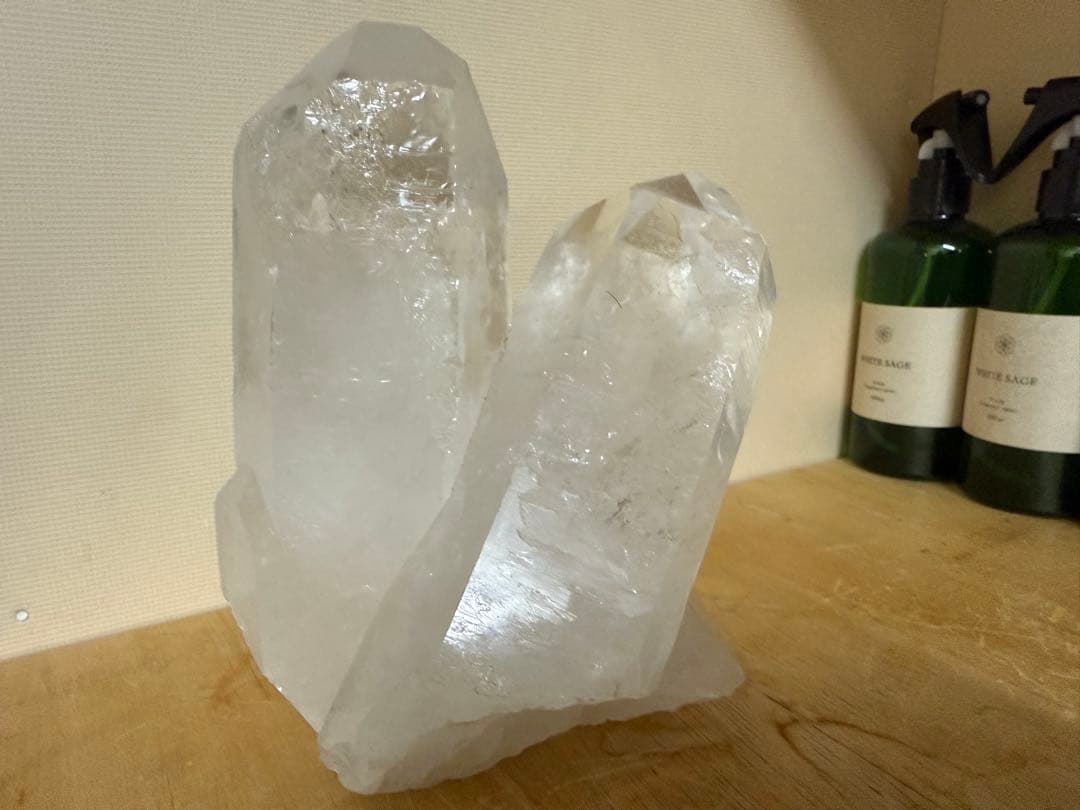 水晶　クラスター　2464g