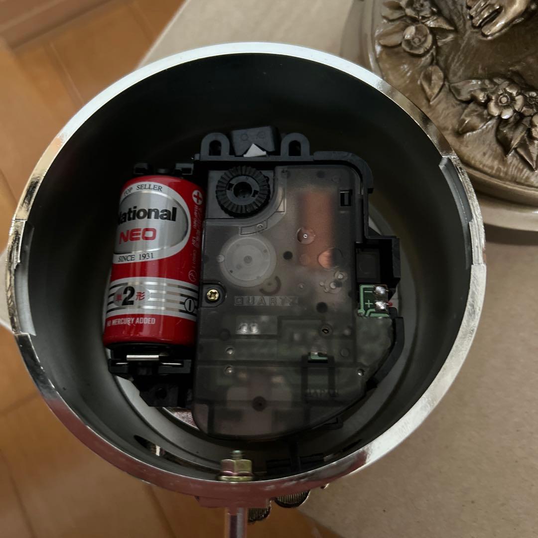 シチズン　置時計　慈愛の女神　金色イブシ仕上げ　新品